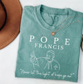 Never Let Light Hope Go Out Pope Francis Catholic - Adult & Kids T-Shirts, Sweatshirts & Hoodies apparel design preview 1