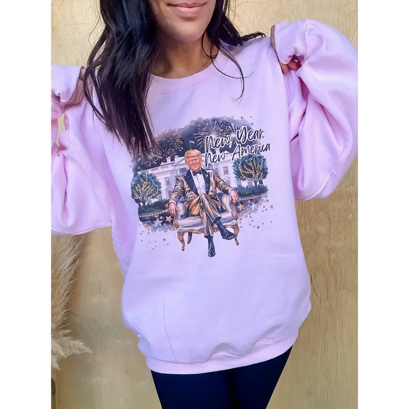 New America Top - Adult & Kids T-Shirts, Sweatshirts & Hoodies apparel design preview 1