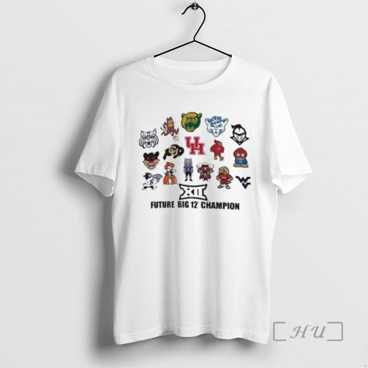 New Champion Future Big 12 Logo Circle White - Adult & Kids T-Shirts, Sweatshirts & Hoodies apparel design preview 1