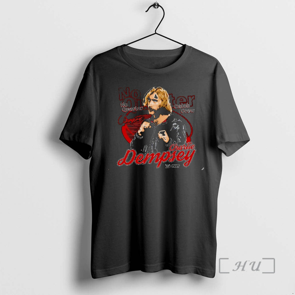 New Charlie Dempsey Grunge No Quarter Catch Crew - Adult & Kids T-Shirts, Sweatshirts & Hoodies apparel design preview 1