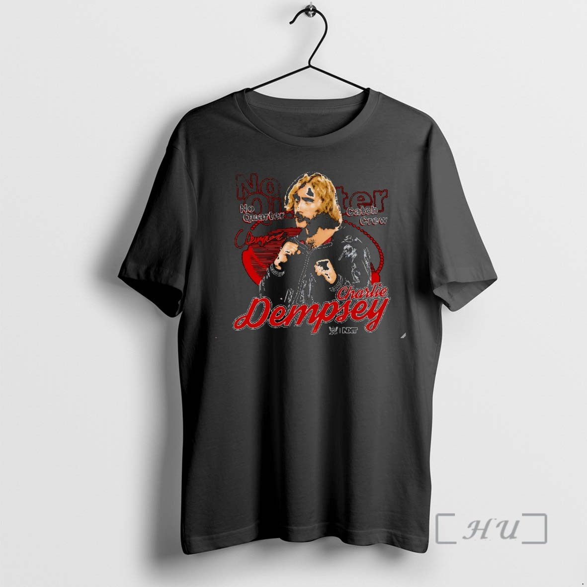 New Charlie Dempsey Grunge No Quarter Catch Crew - Adult & Kids T-Shirts, Sweatshirts & Hoodies apparel design preview 1