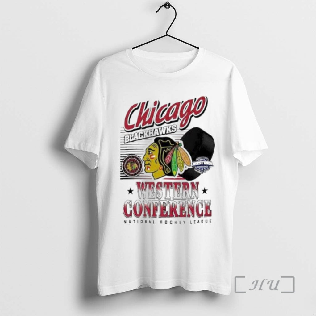 New Chicago Blackhawks Nhl Wastern Conference Logo - Adult & Kids T-Shirts, Sweatshirts & Hoodies apparel design preview 1