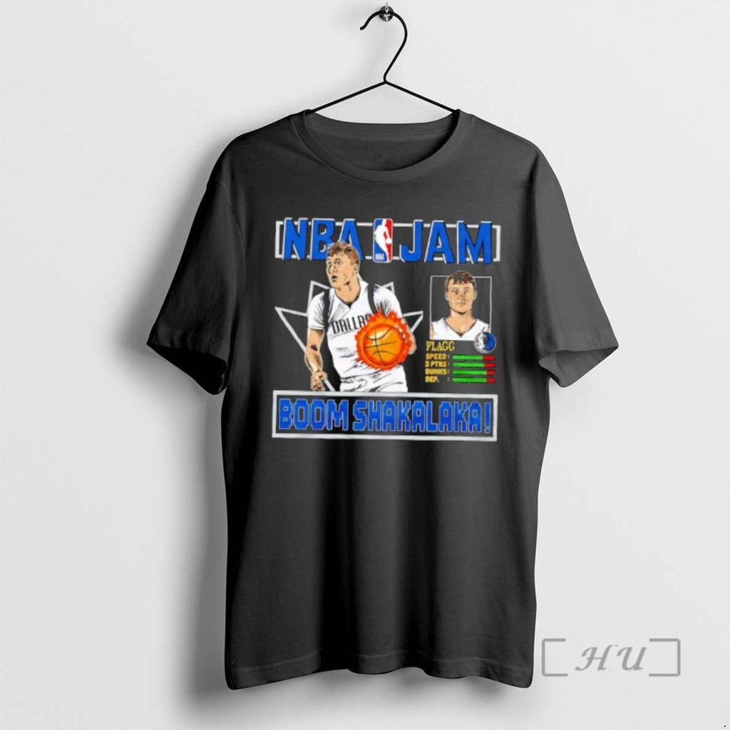 New Dallas Mavericks Nba Jam Cooper Flagg Boom - Adult & Kids T-Shirts, Sweatshirts & Hoodies apparel design preview 1
