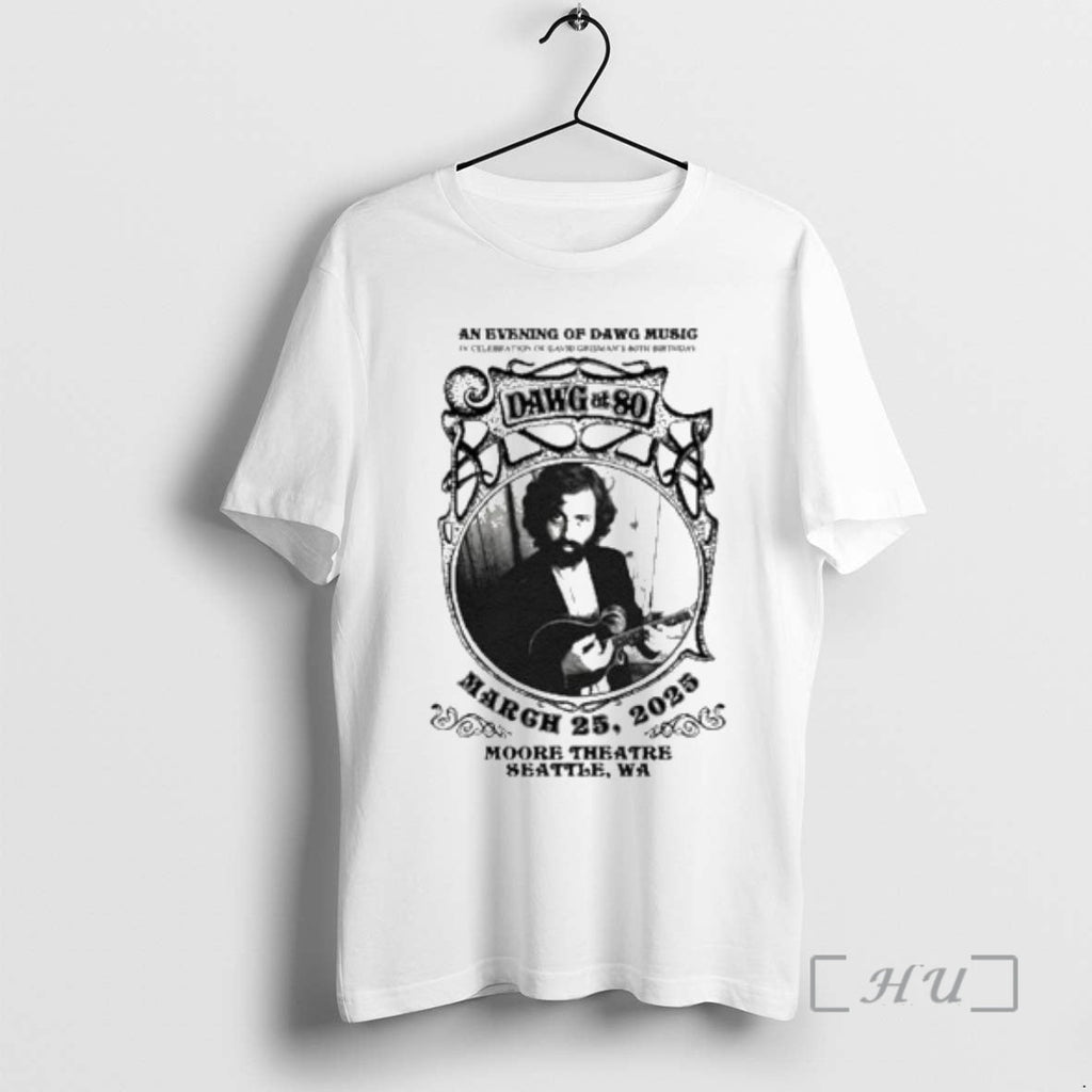 New Dawg 80 Moore Theatre Seattle Wa March 25 2025 - Adult & Kids T-Shirts, Sweatshirts & Hoodies apparel design preview 1