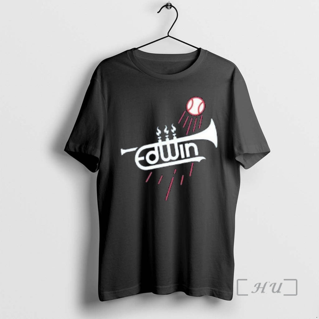 New Dodgers Edwin Diaz Narco Trumpet 2026 Circle - Adult & Kids T-Shirts, Sweatshirts & Hoodies apparel design preview 1