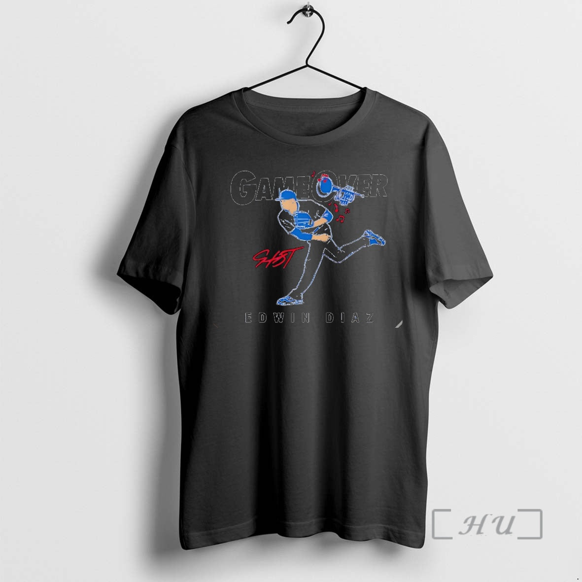 New Edwin Diaz Los Angeles Dodgers Game Over - Adult & Kids T-Shirts, Sweatshirts & Hoodies apparel design preview 1