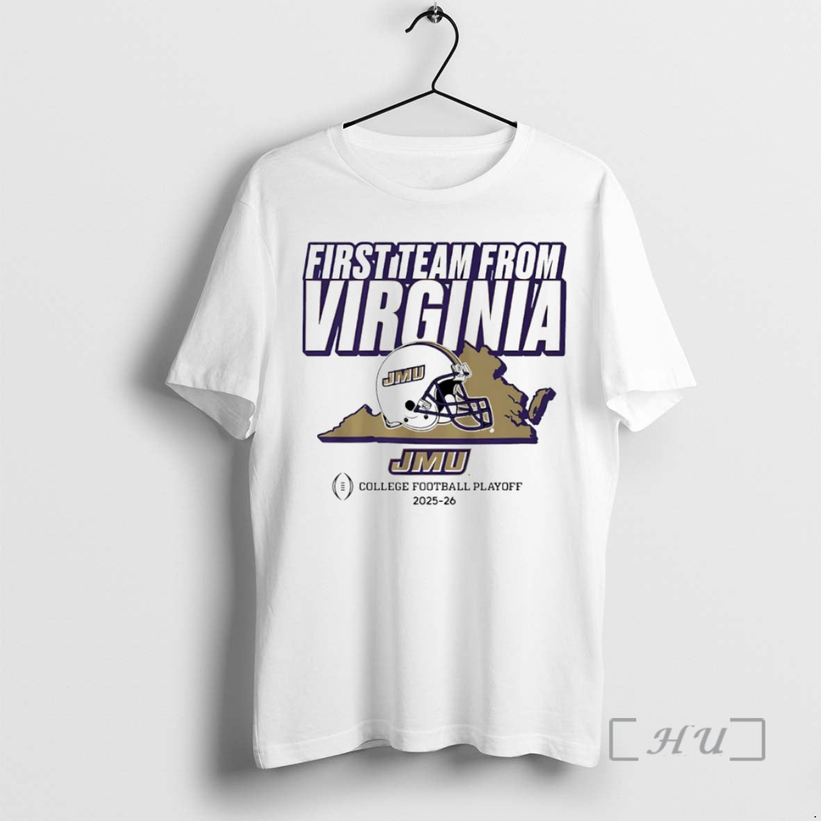 New First Team Virginia James Madison Dukes Football - Adult & Kids T-Shirts, Sweatshirts & Hoodies apparel design preview 1