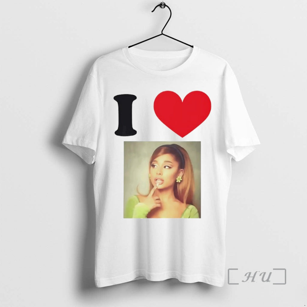 New I Love Ariana Grande Circle - Adult & Kids T-Shirts, Sweatshirts & Hoodies apparel design preview 1
