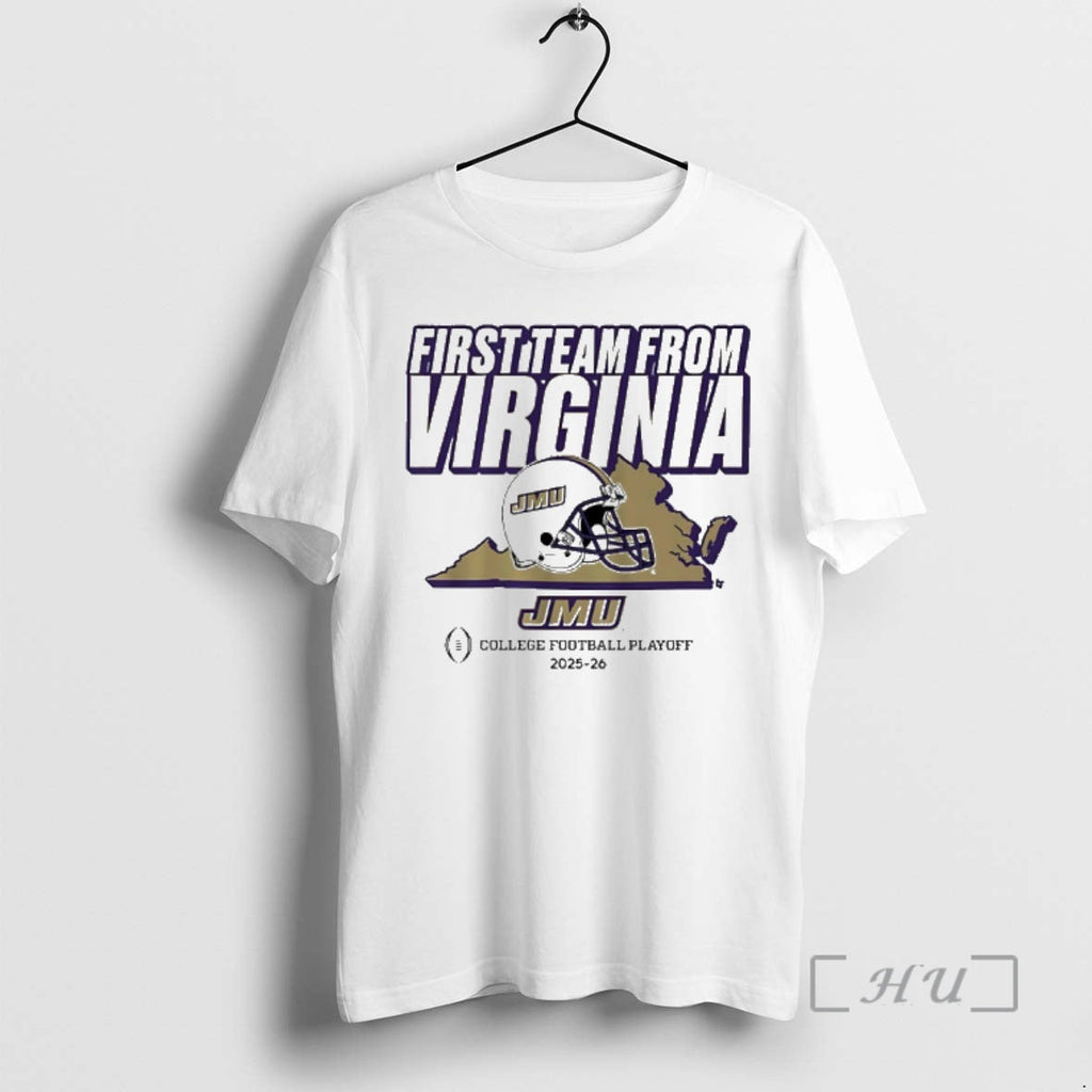 New Jmu Football 2025 26 Cfps First Team Virginia - Adult & Kids T-Shirts, Sweatshirts & Hoodies apparel design preview 1