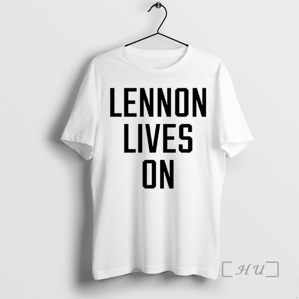 New Lennon Lives Circle - Adult & Kids T-Shirts, Sweatshirts & Hoodies apparel design preview 1