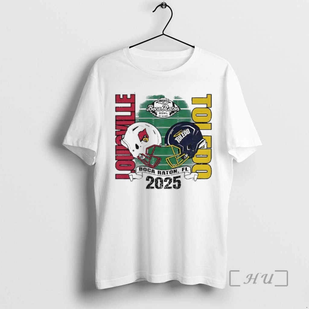 New Louisville Cardinals Vs Toledo 2025 Boca Raton - Adult & Kids T-Shirts, Sweatshirts & Hoodies apparel design preview 1