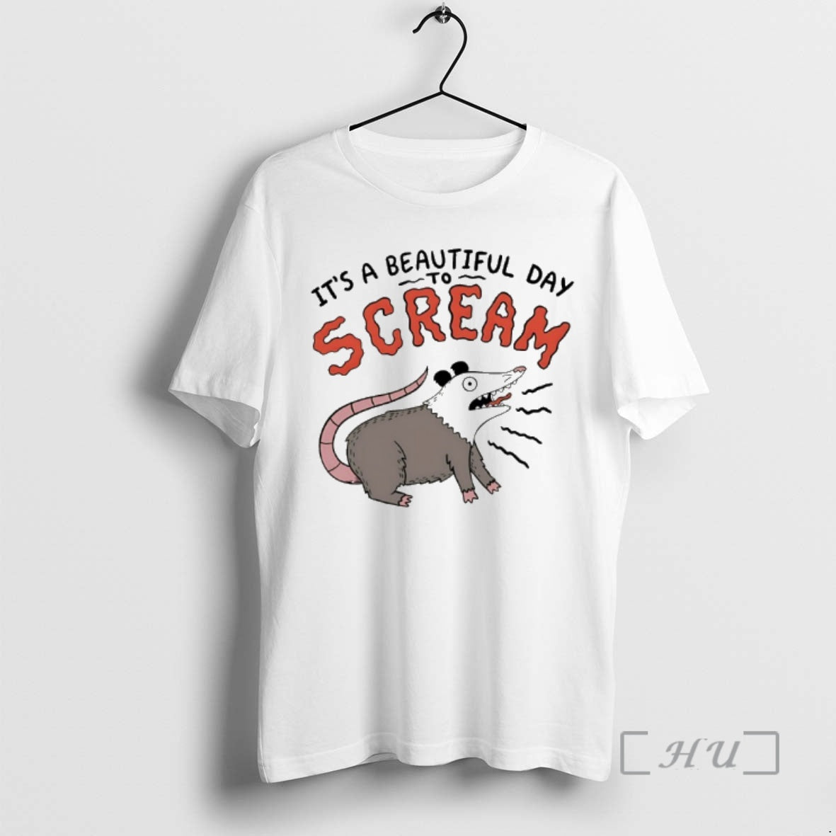 New Opossum Day Scream - Adult & Kids T-Shirts, Sweatshirts & Hoodies apparel design preview 1