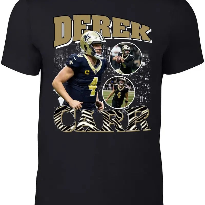 New Orleans Derek Carr Bootleg - Adult & Kids T-Shirts, Sweatshirts & Hoodies apparel design preview 1