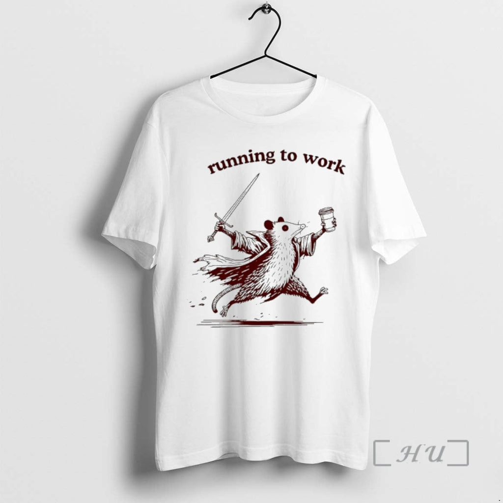 New Possum Running Work Funny - Adult & Kids T-Shirts, Sweatshirts & Hoodies apparel design preview 1
