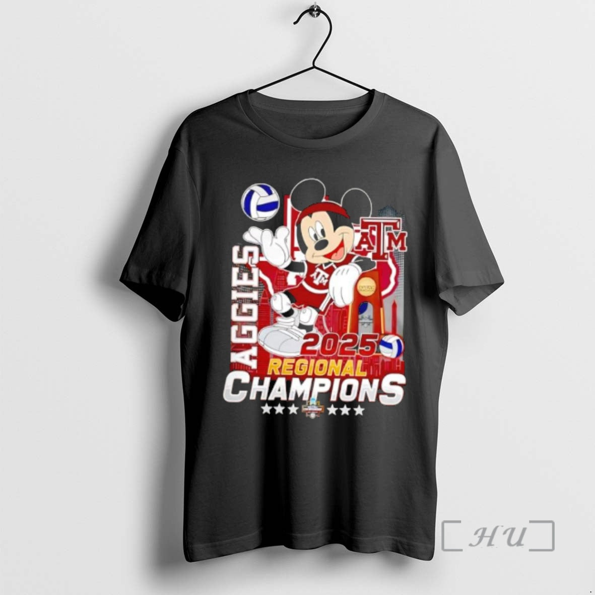 New Texas Am Aggies 2025 Regional Champions Football - Adult & Kids T-Shirts, Sweatshirts & Hoodies apparel design preview 1