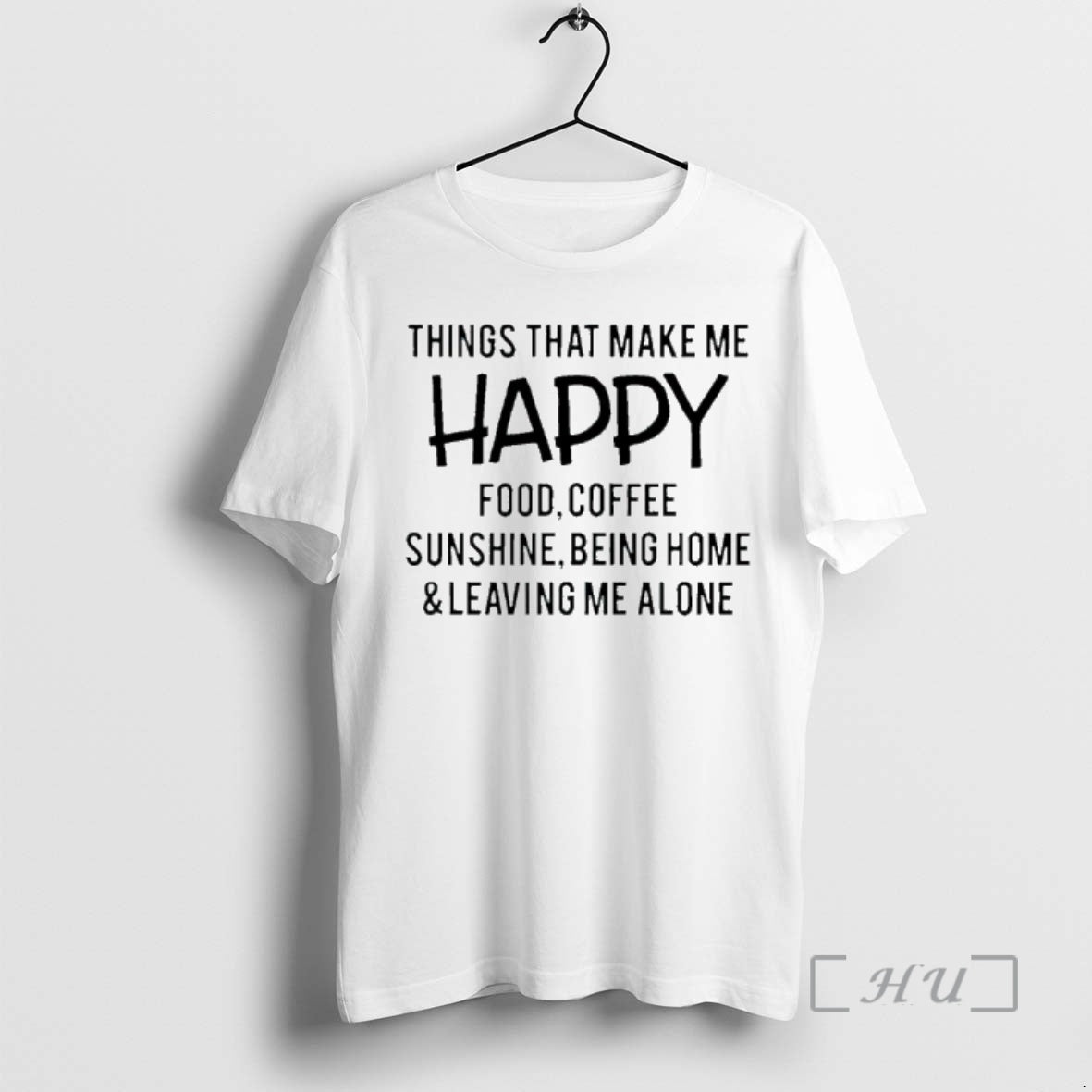 New Things That Make Me Happy Food Coffee Sunshine - Adult & Kids T-Shirts, Sweatshirts & Hoodies apparel design preview 1