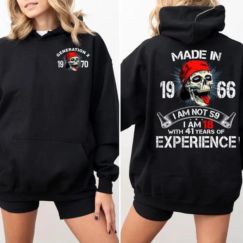 New Two Sided Customize Gen X Proud Member Fck Your - Adult & Kids T-Shirts, Sweatshirts & Hoodies apparel design preview 1