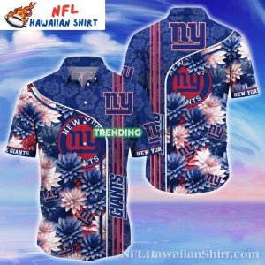 New York Giants Nautical Charm Hawaiian - Adult & Kids T-Shirts, Sweatshirts & Hoodies apparel design preview 1