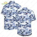 New York Giants Palm Tree Men's Tropical Button-Down - Adult & Kids T-Shirts, Sweatshirts & Hoodies apparel design preview 1