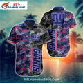 New York Giants Split-Color Palm Tree Aloha - Adult & Kids T-Shirts, Sweatshirts & Hoodies apparel design preview 1