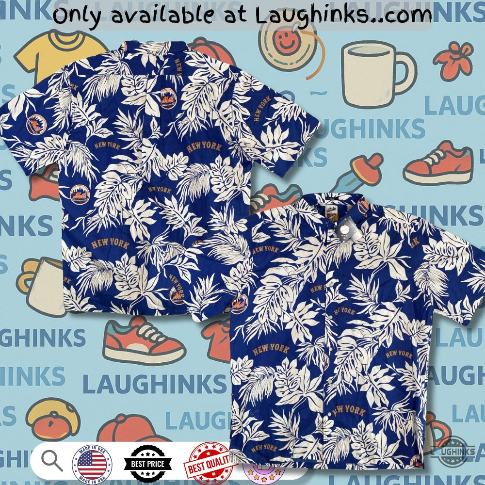 New York Mets Aloha Hawaiian - Adult & Kids T-Shirts, Sweatshirts & Hoodies apparel design preview 1