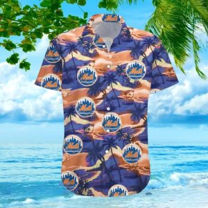 New York Mets Hawaiian For Men And Women, - Adult & Kids T-Shirts, Sweatshirts & Hoodies apparel design preview 1