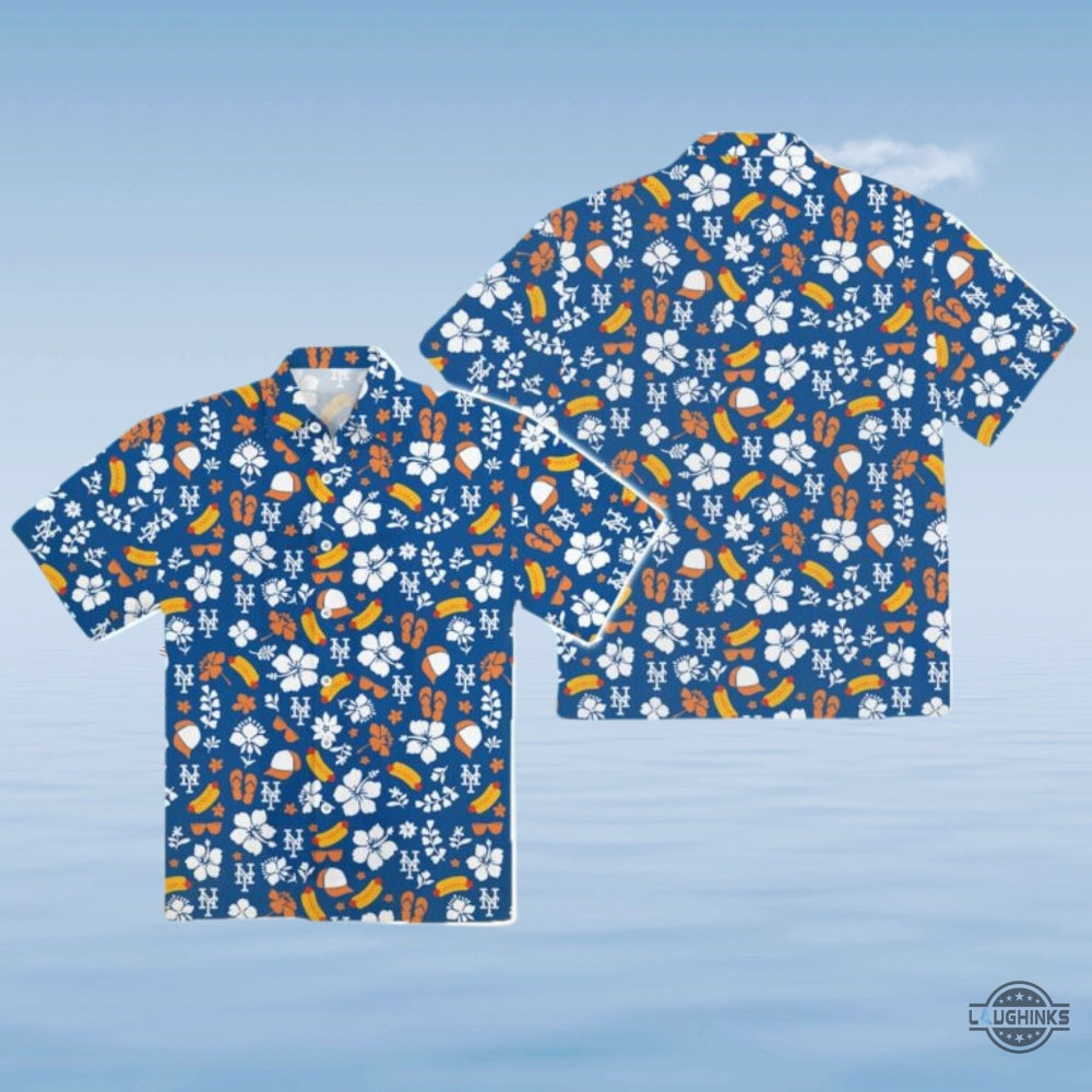 New York Mets Hawaiian Giveaway Inspired By Ny Day - Adult & Kids T-Shirts, Sweatshirts & Hoodies apparel design preview 1