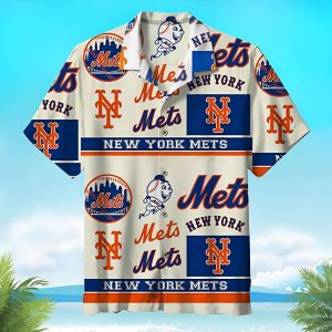 New York Mets MLB Hawaiian For Summer Beach Lover, - Adult & Kids T-Shirts, Sweatshirts & Hoodies apparel design preview 1