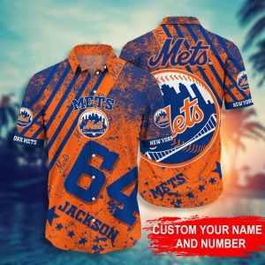 New York Mets MLB Style Personalized Hawaiian - Adult & Kids T-Shirts, Sweatshirts & Hoodies apparel design preview 1