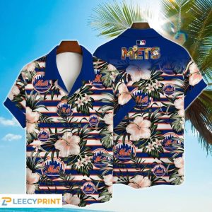 New York Mets Major League Baseball 2024 Hawaiian For - Adult & Kids T-Shirts, Sweatshirts & Hoodies apparel design preview 1