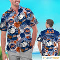 New York Mets Tropical Floral Custom Name Aloha - Adult & Kids T-Shirts, Sweatshirts & Hoodies apparel design preview 1