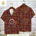 New York Mets Hawaiian Tropical Urban Jungle Baseball - Adult & Kids T-Shirts, Sweatshirts & Hoodies apparel design preview 1