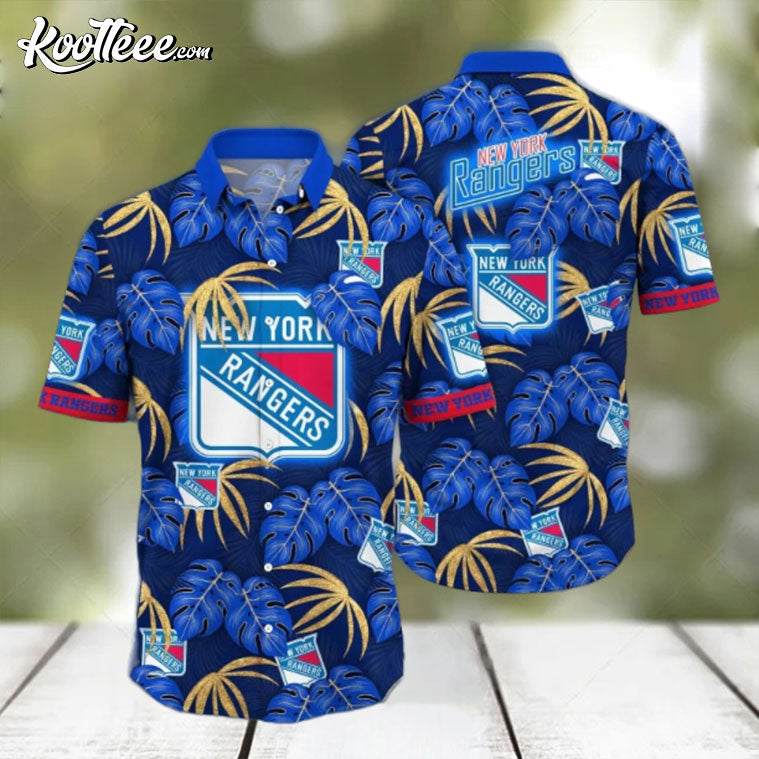 New York Rangers NHL Hawaiian - Adult & Kids T-Shirts, Sweatshirts & Hoodies apparel design preview 1