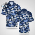 New York Yankees Bahama Hawaiian Tropical Ny Button - Adult & Kids T-Shirts, Sweatshirts & Hoodies apparel design preview 1