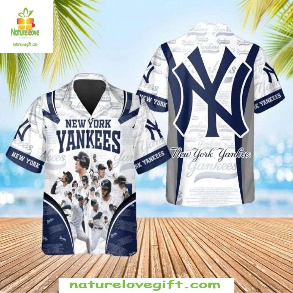 New York Yankees Hawaiian MLB Baseball Team - Adult & Kids T-Shirts, Sweatshirts & Hoodies apparel design preview 1