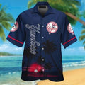 New York Yankees Hawaiian Gift For Fan Beach MLB - Adult & Kids T-Shirts, Sweatshirts & Hoodies apparel design preview 1