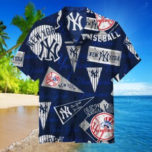 New York Yankees Hawaiian Beach Gift for Him, MLB - Adult & Kids T-Shirts, Sweatshirts & Hoodies apparel design preview 1