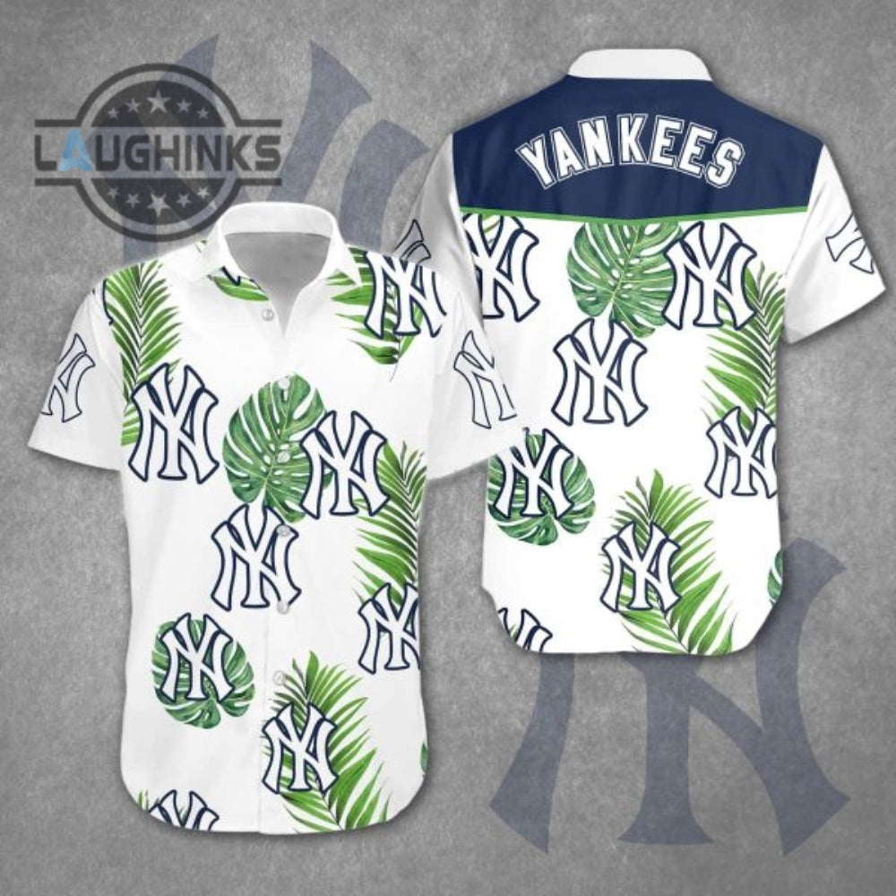 New York Yankees Hawaiian Palm Trees Pattern Gift For - Adult & Kids T-Shirts, Sweatshirts & Hoodies apparel design preview 1