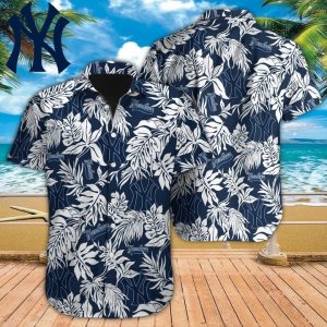 New York Yankees MLB Baseball Aloha Hawaiian - Adult & Kids T-Shirts, Sweatshirts & Hoodies apparel design preview 1