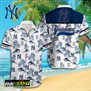 New York Yankees MLB Hawaiian Gift for Dad on Fathers - Adult & Kids T-Shirts, Sweatshirts & Hoodies apparel design preview 1