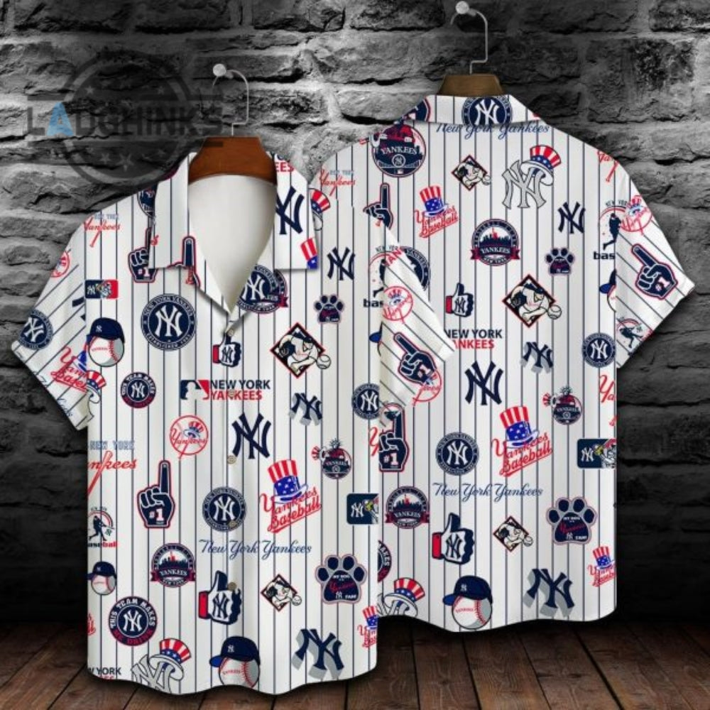 New York Yankees Major League Baseball Print Hawaiian - Adult & Kids T-Shirts, Sweatshirts & Hoodies apparel design preview 1