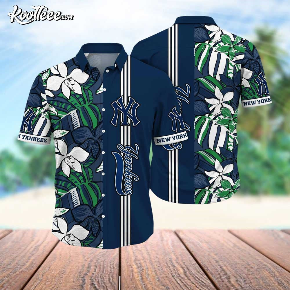 New York Yankees Palms Oasis Tropical Hawaiian - Adult & Kids T-Shirts, Sweatshirts & Hoodies apparel design preview 1