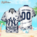 New York Yankees Personalized Summer Hawaiian - Adult & Kids T-Shirts, Sweatshirts & Hoodies apparel design preview 1