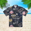 New York Yankees Stadium Hawaiian For Fan Ny Button - Adult & Kids T-Shirts, Sweatshirts & Hoodies apparel design preview 1