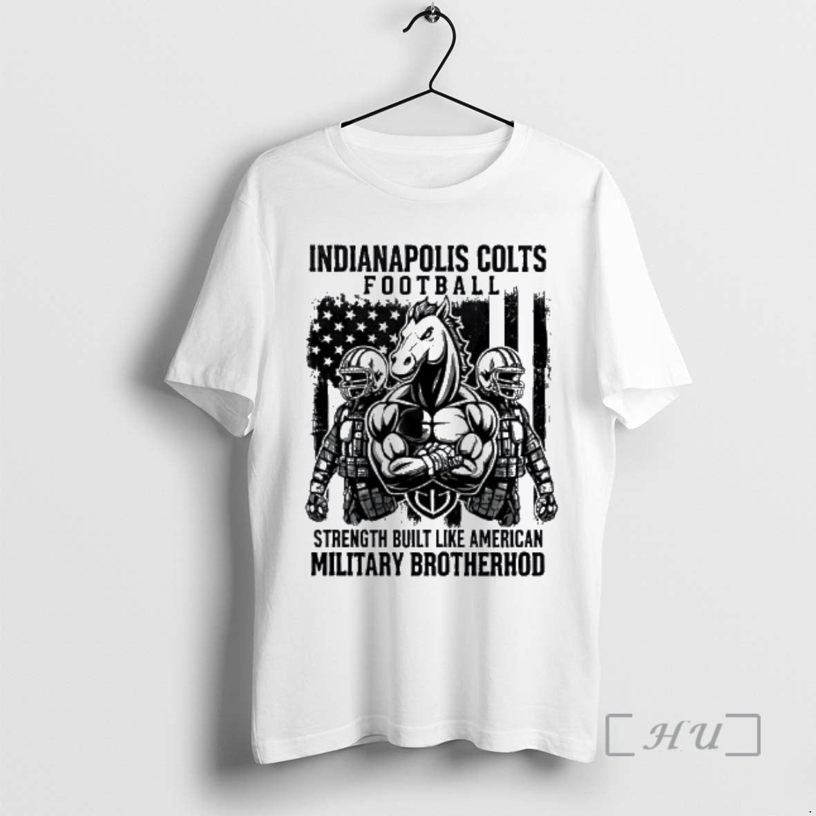 New Ndianapolis Colts Football Strength Built Like - Adult & Kids T-Shirts, Sweatshirts & Hoodies apparel design preview 1