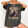 Ni Dieu Maitre Comfort Colors Anarchist Activist - Adult & Kids T-Shirts, Sweatshirts & Hoodies apparel design preview 1