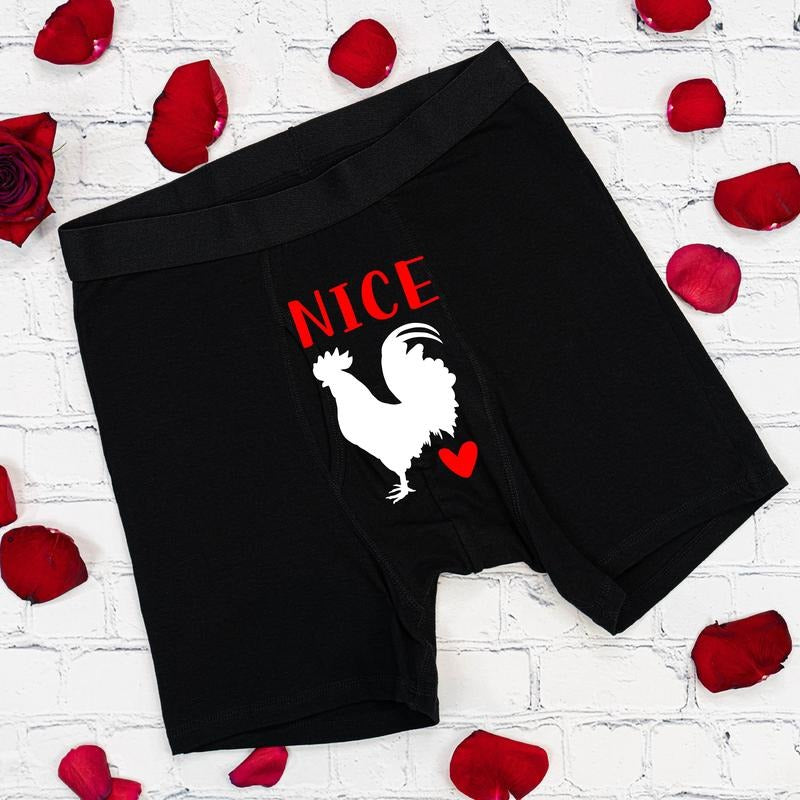 Nice Cockerel Underwear Valentine Boyfriend Husband - Adult & Kids T-Shirts, Sweatshirts & Hoodies apparel design preview 1