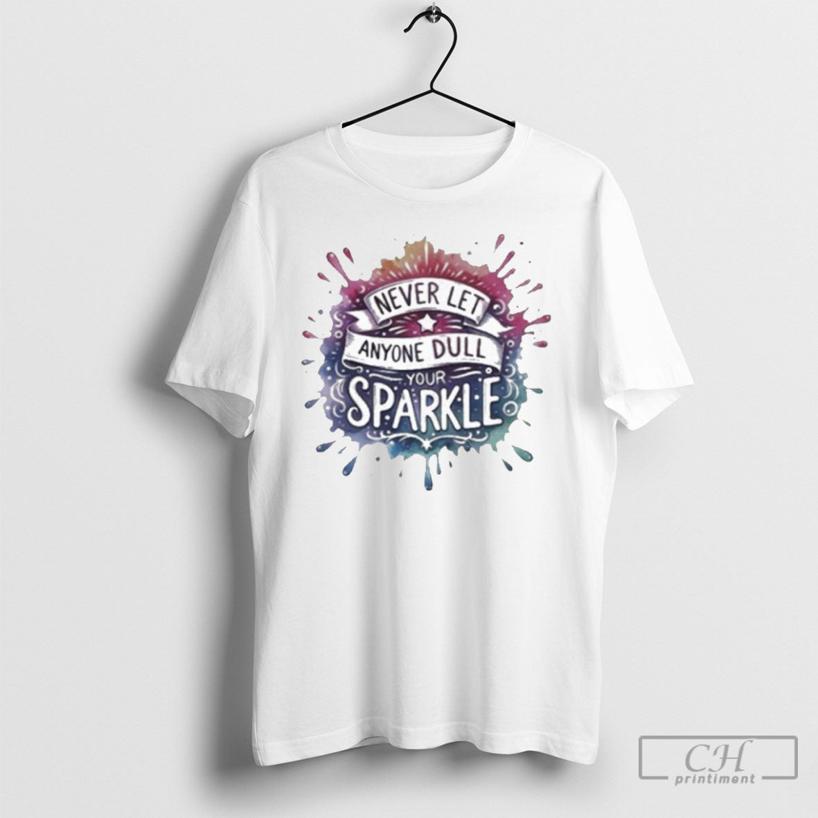 Nice Never Let Anyone Dull Your Sparkle - Adult & Kids T-Shirts, Sweatshirts & Hoodies apparel design preview 1