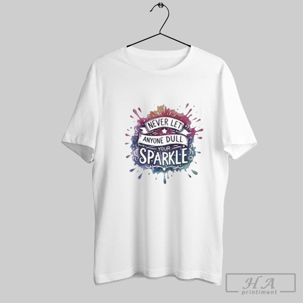Nice Never Let Anyone Dull Your Sparkle - Adult & Kids T-Shirts, Sweatshirts & Hoodies apparel design preview 1