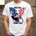 Nice Try Trump You Can'T Kill Freedom Shot Failed - Adult & Kids T-Shirts, Sweatshirts & Hoodies apparel design preview 1